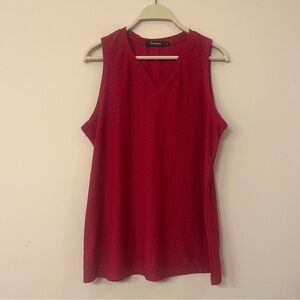 Automet women’s large pink tank top v neck